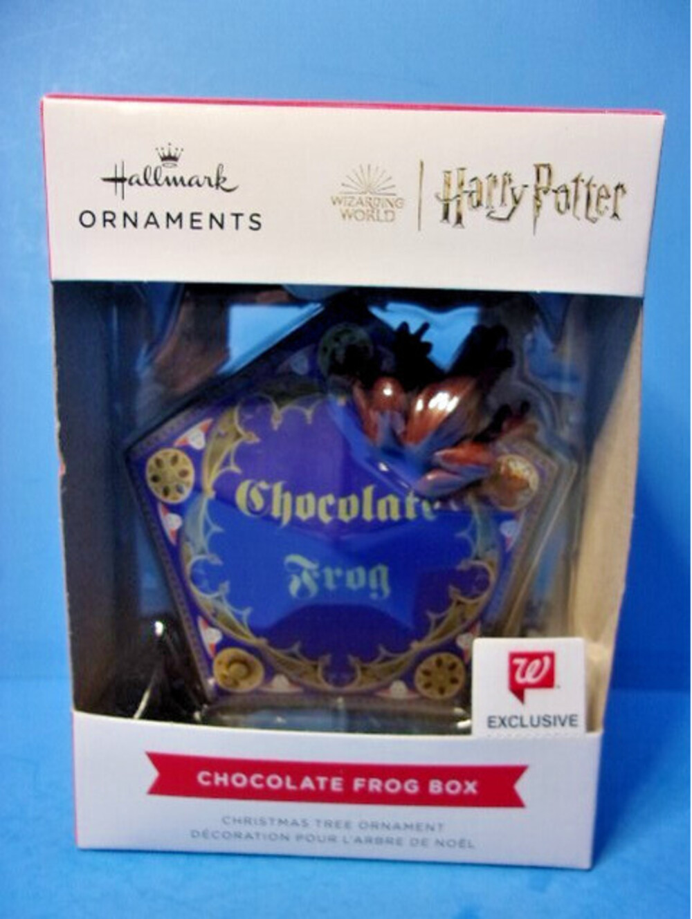Hallmark 2023 Harry Potter CHOCOLATE FROG Candy BOX Christmas Ornament Exclusive